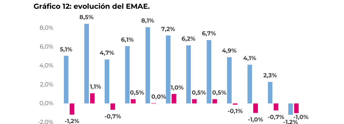 evolución del EMAE